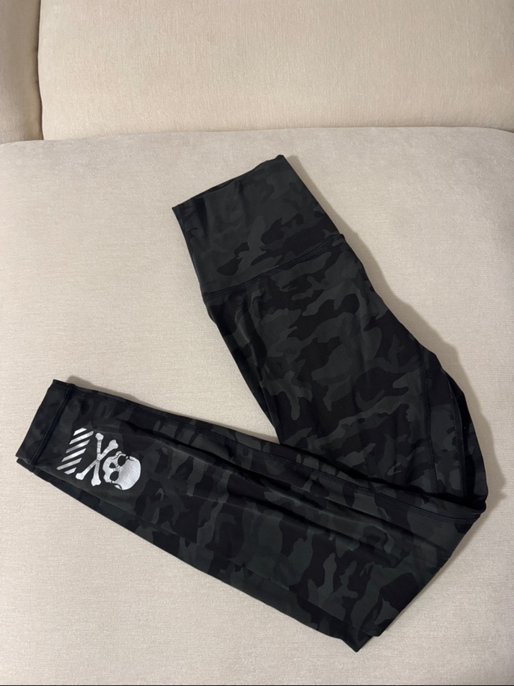 Green camoflauge lululemon x soul cycle